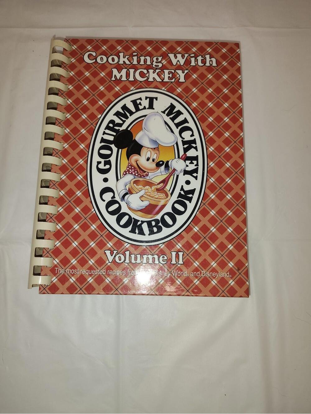 Cooking with Mickey Gourmet Cookbook Volume 2 Walt DisneyWorld Disneyland